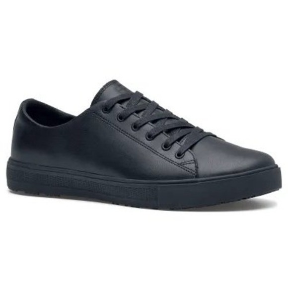 Shoes For Crews Other - Shoes For Crews Old School Low Rider IV Black Leather SR Work Shoes Sz M 5.5 W 7